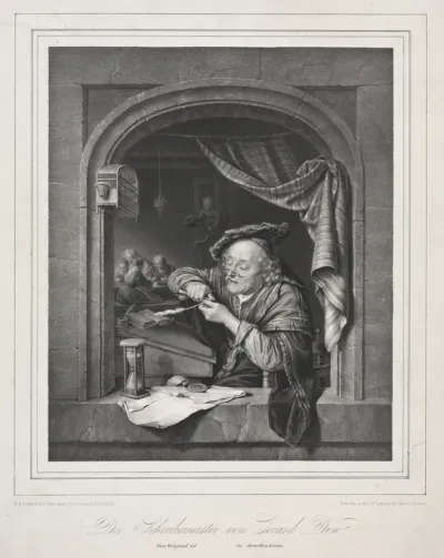 The Writing-Master of the Old Schoolmaster