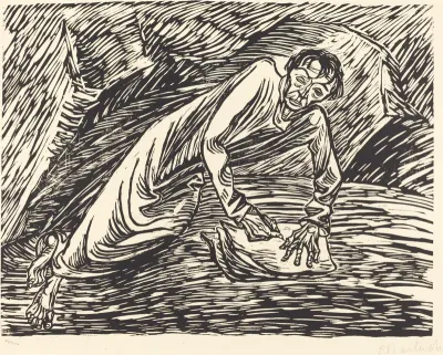 The Writing Prophet (Saint John on Patmos)