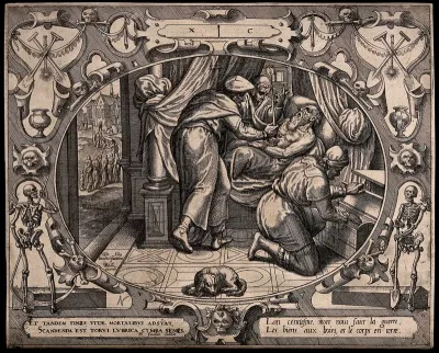 The years of a man's life from 90 to 100: death