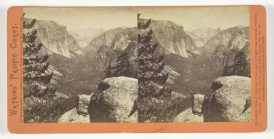 The Yosemite Valley, form the Mariposa Trail, from the series "Watkins' Pacific Coast"