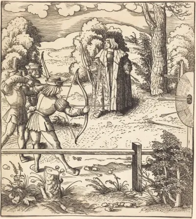 The Young White King at the Butts