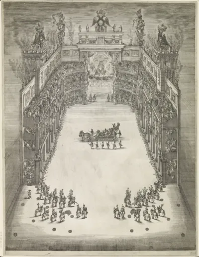 Theater van Modena met carroussel