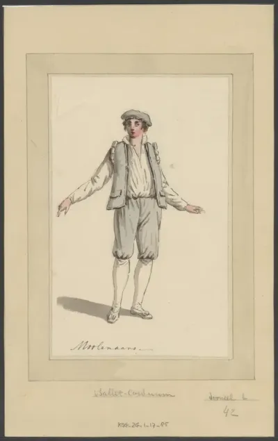Theaterkostuum van een Molenaar