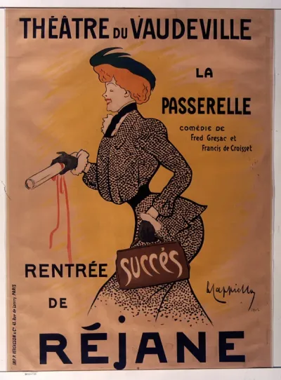 Theatre du Vaudeville: La Passerelle by Leonetto Cappiello