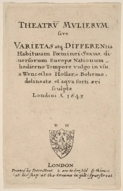 Theatrum mulierum: Title Page
