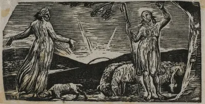 Thenot Remonstrates with Colinet, from The Pastorals of Virgil