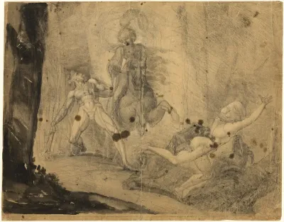 Theodore Meets in the Wood the Specter of His Ancestor Guido Cavalcanti, Chasing with Mastiffs His Former Disdainful Mistress