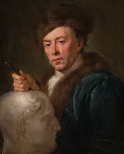 Therbusch, Anna Dorothea: Porträt eines Bildhauers (wohl Carl Philipp Glume)