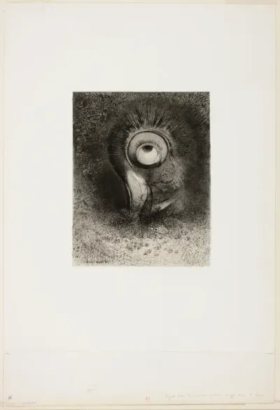 There Was Perhaps a First Vision Attempted in the Flower, plate 2 of 8 from "Les Origines"