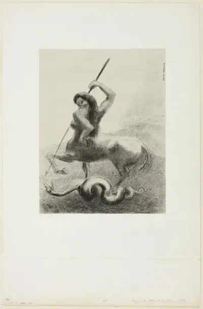 There Were Struggles and Vain Victories, plate 6 of 8 from "Les Origines"