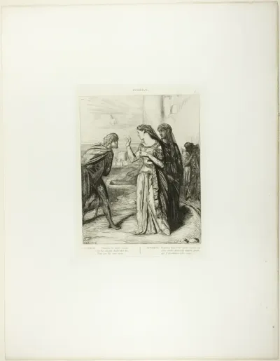 Therefore be Merry Cassio, plate 6 (act 3, scene 3) from Othello