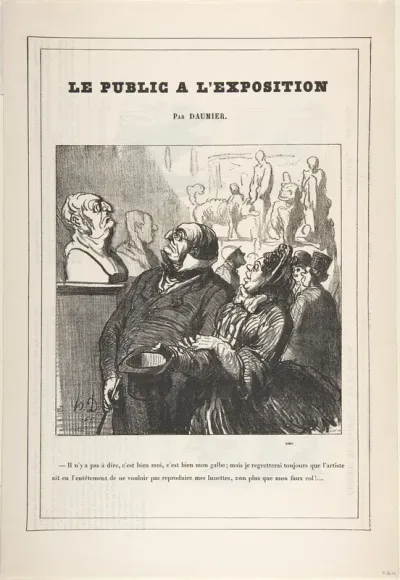 There's no denying it's me!..., from 'The public at the exhibition,' published in Le Petit Journal pour Rire, June 18, 1864