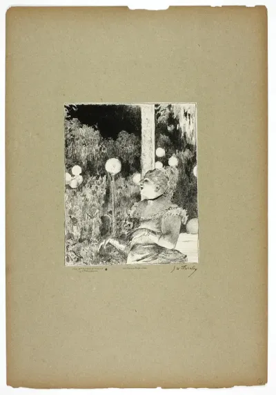 Thérésa Valdon, singing the 'Song of the Dog'