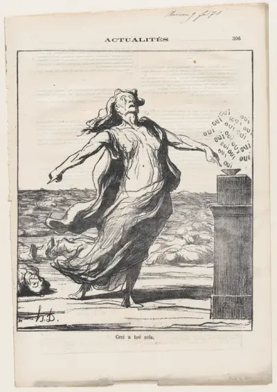 These are responsible for those, from 'News of the day,' published in Le Charivari, February 9, 1871