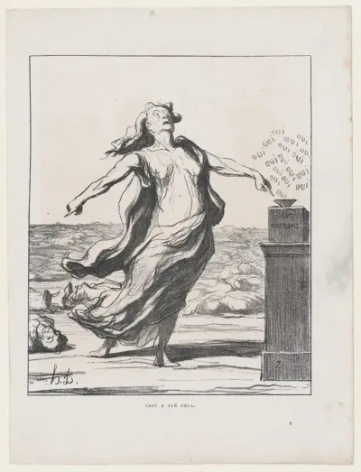These are responsible for those, from 'News of the day,' published in "Le Charivari"