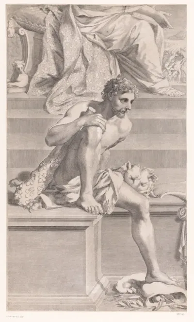 These over theologie van Antoine Talon (linkermiddendeel)