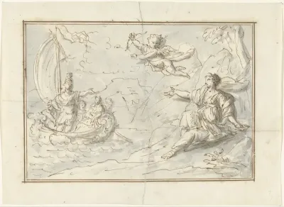 Theseus verlaat Ariadne op Naxos (?)
