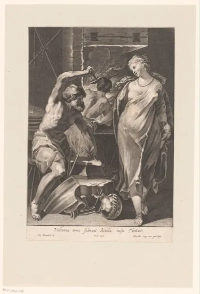 Thetis en Vulcanus