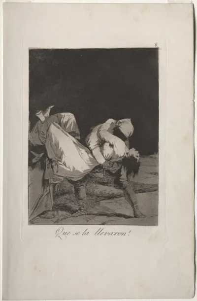 They Carried Her Off!, Plate 8