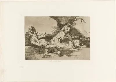 They Make Use of Them, plate 16 from The Disasters of War