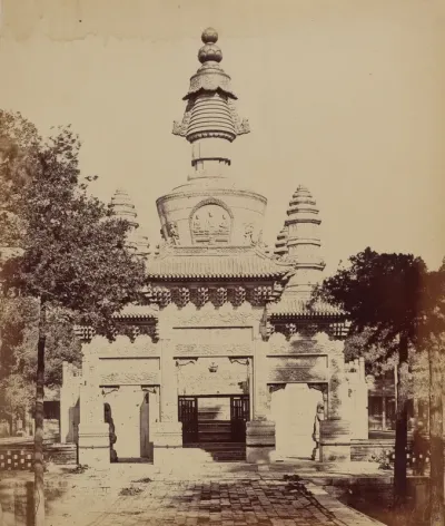 Thibetan Monument in the Lama Temple, Pekin, October