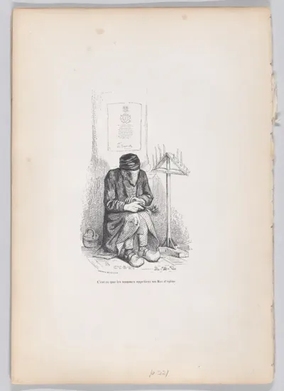 This is what the men call a church rat, from "Scenes from the Private and Public Life of Animals"