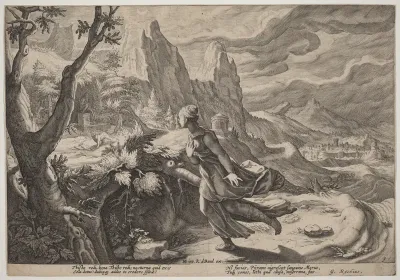 Thisbe Frightened by the Lion