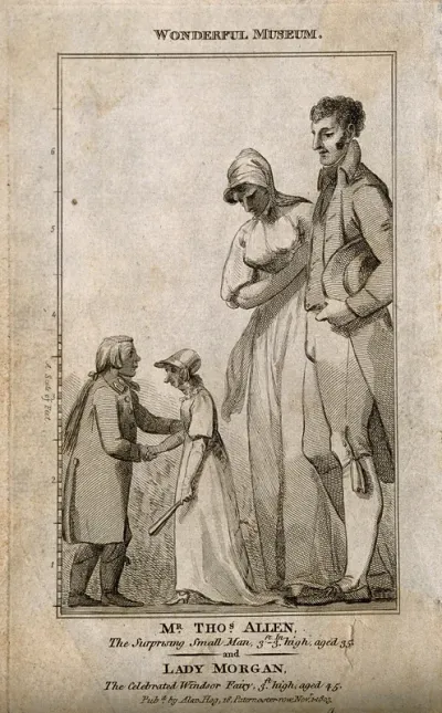 Thomas Allen and Lady Morgan, dwarfs