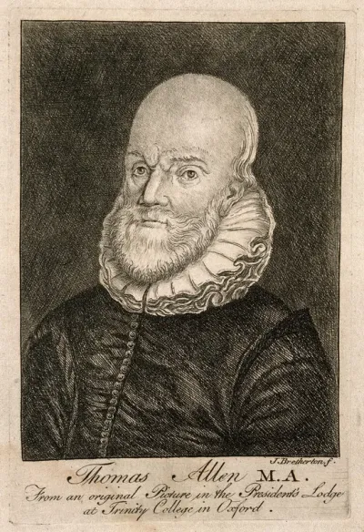 Thomas Allen. Etching by J. Bretherton