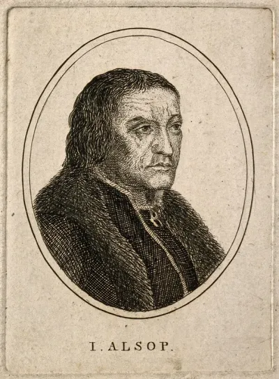 Thomas Alsop. Etching after B. Baron after H. Holbein
