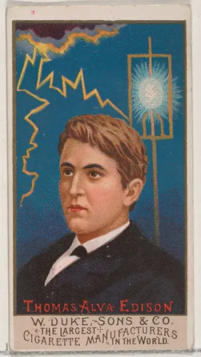 Thomas Alva Edison, from the series Great Americans (N76) for Duke brand cigarettes