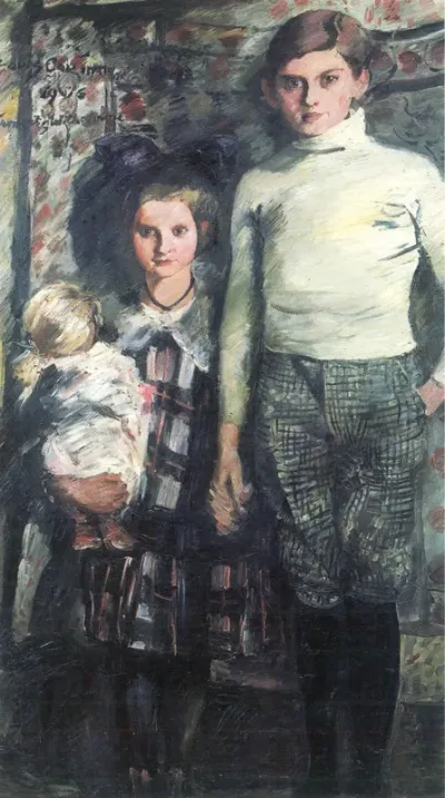 Thomas and Wilhelmine - The Artist's Children
