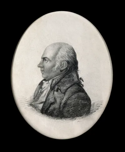 Thomas Beddoes. Pencil drawing after E. Bird