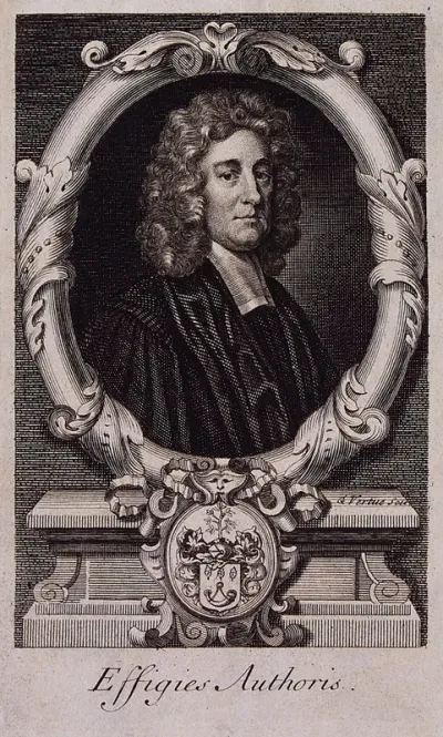 Thomas Burnet. Line engraving by G. Vertue, 1726, after Sir G. Kneller