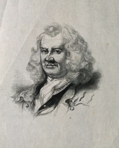Thomas Coram. Wood engraving by W. J. Linton after W. Hogarth