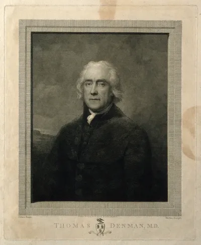 Thomas Denman. Line engraving by W. Skelton, 1792, after L. F. Abbott