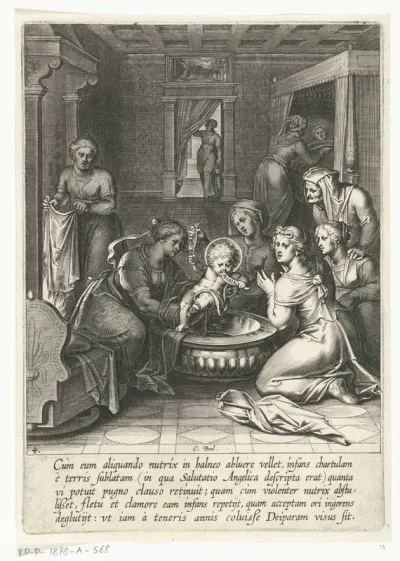 Thomas eet een papier met "Ave Maria"