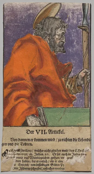 Thomas from Christ, the Apostles, and Saint Paul