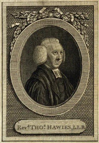 Thomas Haweis. Line engraving, 1781