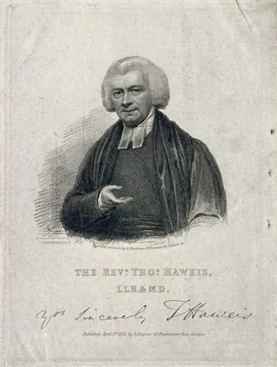 Thomas Haweis. Stipple engraving by R. Woodman, 1825, after H. Edridge
