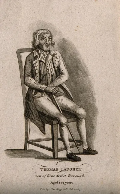 Thomas Laugher, known as Old Tommy, aged 107