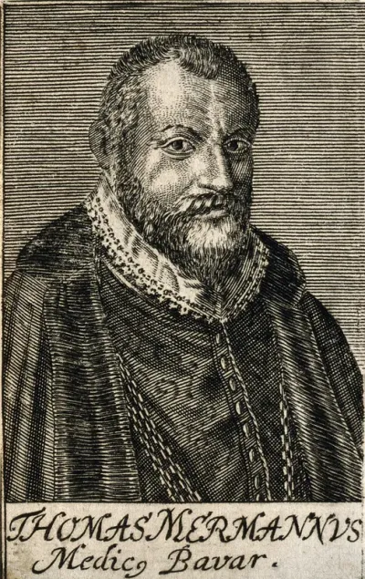 Thomas Mermann. Line engraving, 1688