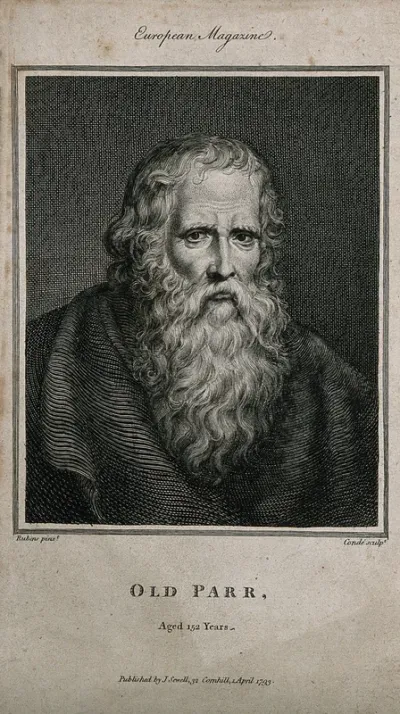 Thomas Parr, aged 152