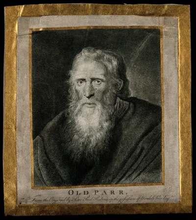 Thomas Parr, said to have lived 152 years