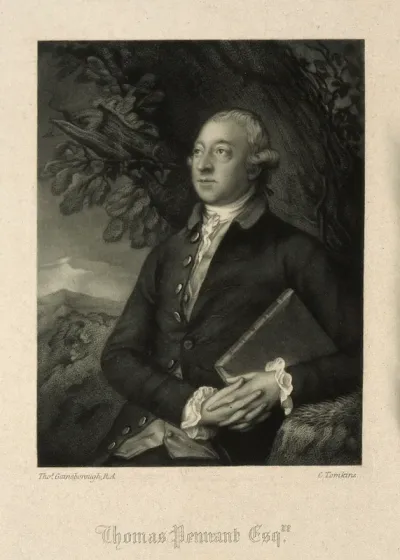 Thomas Pennant. Mezzotint by C. Tomkins, 1869, after T. Gainsborough, 1776