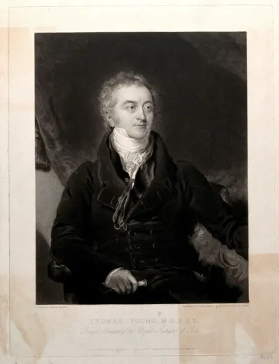 Thomas Young. Mezzotint by C. Turner after Sir T. Lawrence, 1826