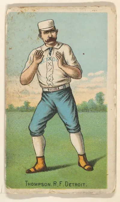 Thompson, R. F., Detroit, from the Gold Coin series (N284) for Gold Coin Chewing Tobacco