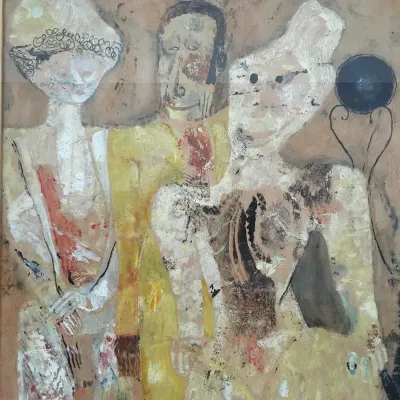 Three characters
