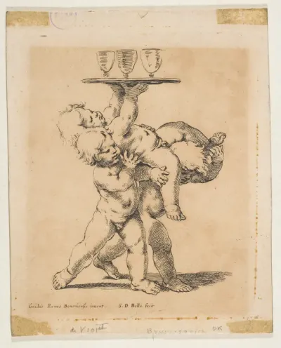 Three Children with a Tray