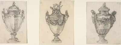Three Designs for Covered Vases